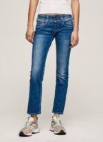 mezclilla vaqueros gen de tiro medio recto Pepe Jeans 06X46 mujer - Imagen 2
