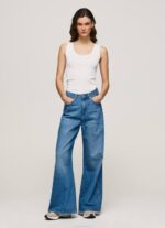 mezclilla vaqueros jaimy de talle alto Pepe Jeans 06X479 mujer