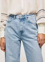 mezclilla vaqueros lexa sky de talle alto y ancho Pepe Jeans 06X478 mujer - Imagen 3