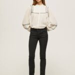 mezclilla vaqueros New Brooke de corte regular con cintura media Pepe Jeans 06X47 mujer