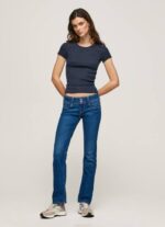 mezclilla vaqueros new gen midrise regular fit Pepe Jeans 06X412 mujer