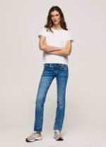 mezclilla vaqueros new gen midrise regular fit Pepe Jeans 06X414 mujer