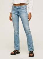 mezclilla vaqueros piccadilly de tiro medio y corte slim Pepe Jeans 06X472 mujer - Imagen 2