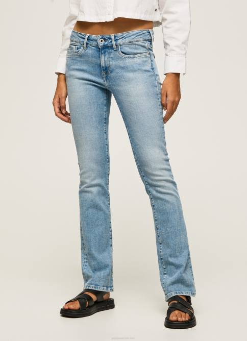 mezclilla vaqueros piccadilly de tiro medio y corte slim Pepe Jeans 06X472 mujer - Imagen 2