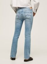 mezclilla vaqueros piccadilly de tiro medio y corte slim Pepe Jeans 06X472 mujer - Imagen 4