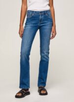 mezclilla vaqueros piccadilly de tiro medio y corte slim Pepe Jeans 06X475 mujer - Imagen 2