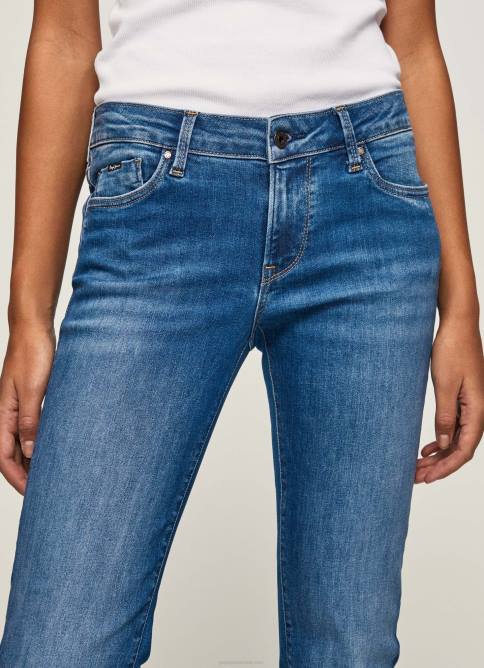 mezclilla vaqueros piccadilly de tiro medio y corte slim Pepe Jeans 06X475 mujer - Imagen 3