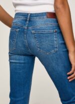 mezclilla vaqueros piccadilly de tiro medio y corte slim Pepe Jeans 06X475 mujer - Imagen 5