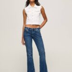 mezclilla vaqueros pimlico regular fit de cintura media Pepe Jeans 06X436 mujer