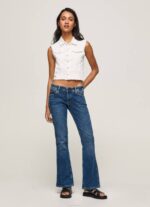 mezclilla vaqueros pimlico regular fit de cintura media Pepe Jeans 06X436 mujer