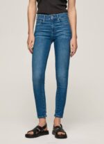 mezclilla vaqueros pitillo con tiro medio Zoe Pepe Jeans 06X440 mujer - Imagen 2