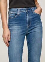 mezclilla vaqueros pitillo de talle alto Pepe Jeans 06X441 mujer - Imagen 3