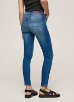mezclilla vaqueros pitillo de talle alto Pepe Jeans 06X441 mujer - Imagen 4