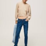 mezclilla vaqueros pitillo de tiro medio lola Pepe Jeans 06X439 mujer