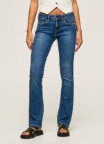 mezclilla vaqueros pitillo de tiro medio Pepe Jeans 06X471 mujer - Imagen 2