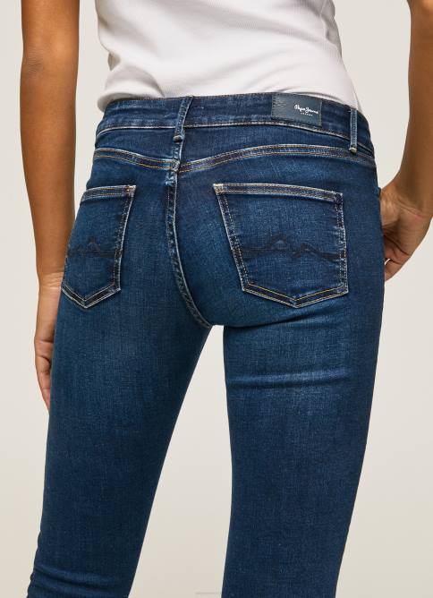 mezclilla vaqueros pitillo pixie de tiro medio Pepe Jeans 06X444 mujer - Imagen 5