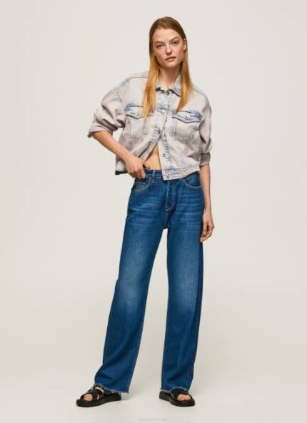 mezclilla vaqueros robyn de talle alto Pepe Jeans 06X41 mujer
