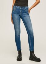 mezclilla vaqueros skinny pixie de tiro medio Pepe Jeans 06X454 mujer - Imagen 2