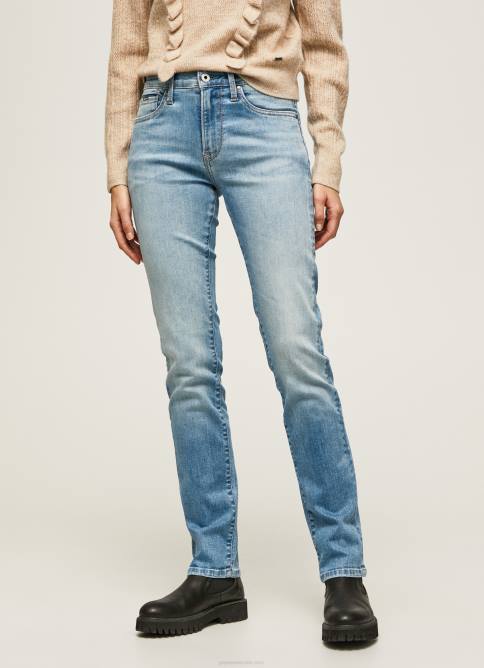 mezclilla vaqueros slim de talle alto Grace Pepe Jeans 06X467 mujer - Imagen 2