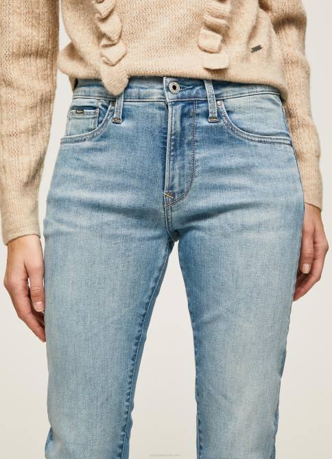 mezclilla vaqueros slim de talle alto Grace Pepe Jeans 06X467 mujer - Imagen 3
