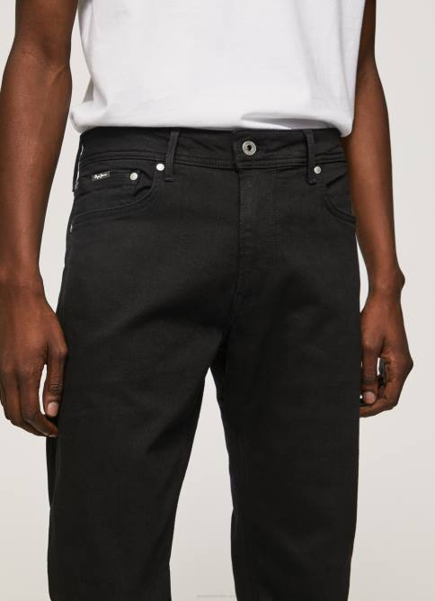 mezclilla vaqueros stanley taper fit con cintura normal Pepe Jeans 06X4806 hombres - Imagen 3