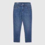 mezclilla vaqueros violetas de tiro alto holgados Pepe Jeans 06X41362 chica