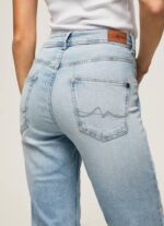 mezclilla vaqueros violetas de tiro alto holgados Pepe Jeans 06X485 mujer - Imagen 5