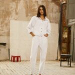 mezclilla vaqueros willow de talle alto y corte tapered Pepe Jeans 06X466 mujer