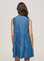 mezclilla vestido vaquero corto arya Pepe Jeans 06X4183 mujer - Imagen 4