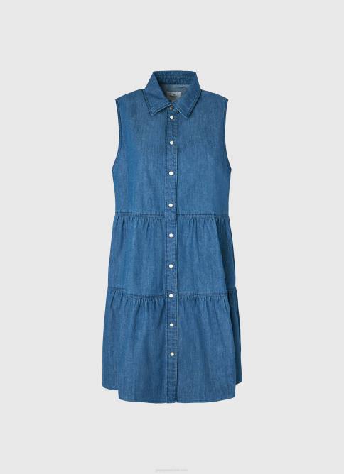 mezclilla vestido vaquero corto arya Pepe Jeans 06X4183 mujer - Imagen 5