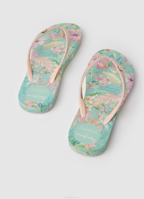 mojito chanclas de playa con rastrillo tropical Pepe Jeans 06X4703 mujer - Imagen 4