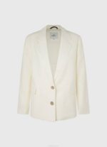 mousse blazer de lino con doble escote Pepe Jeans 06X4111 mujer - Imagen 5