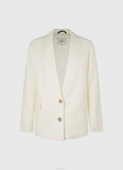 mousse blazer de lino con doble escote Pepe Jeans 06X4111 mujer - Imagen 5