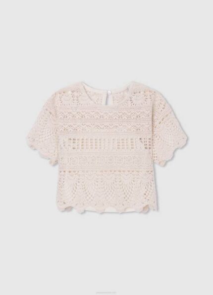 mousse blusa crochet noelle Pepe Jeans 06X41473 chica