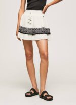 mousse falda con detalles de crochet Pepe Jeans 06X4480 mujer - Imagen 2