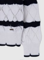 mousse jersey calado con motivo de rayas Pepe Jeans 06X41410 chica - Imagen 3