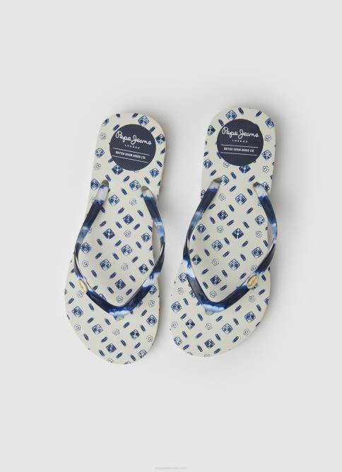 mousse rastrillo playa azul chanclas de playa Pepe Jeans 06X4699 mujer - Imagen 2
