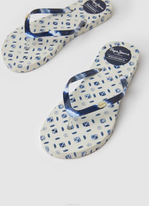 mousse rastrillo playa azul chanclas de playa Pepe Jeans 06X4699 mujer - Imagen 3