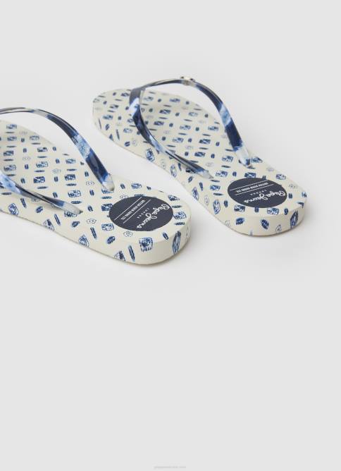 mousse rastrillo playa azul chanclas de playa Pepe Jeans 06X4699 mujer - Imagen 4