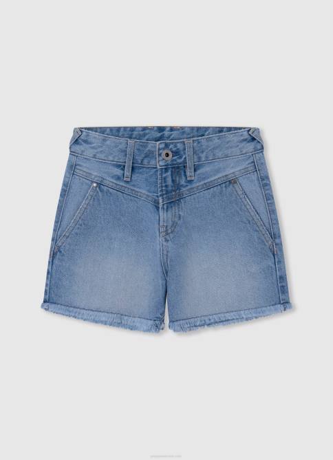 mousse shorts gigi con detalles calados Pepe Jeans 06X41487 chica - Imagen 3