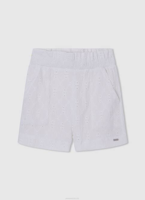 mousse shorts gigi con detalles calados Pepe Jeans 06X41487 chica - Imagen 1