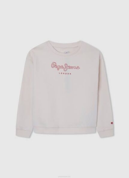 mousse suéter con logo estampado Pepe Jeans 06X41404 chica