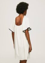 mousse vestido de algodón bambula Pepe Jeans 06X4188 mujer - Imagen 2