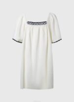 mousse vestido de algodón bambula Pepe Jeans 06X4188 mujer - Imagen 4