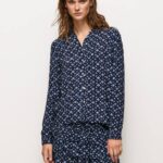 multi blusa con estampado geométrico Pepe Jeans 06X4357 mujer