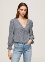 multi blusa con logo estampado Pepe Jeans 06X4364 mujer