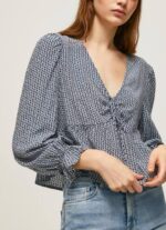multi blusa con logo estampado Pepe Jeans 06X4364 mujer - Imagen 3