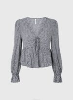 multi blusa con logo estampado Pepe Jeans 06X4364 mujer - Imagen 4