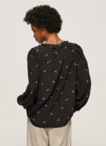 multi blusa con volantes y cachemira Pepe Jeans 06X4329 mujer - Imagen 4