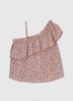 multi blusa harriet asimétrica Pepe Jeans 06X41470 chica - Imagen 2